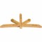 Ekena Millwork Alberta Rough Sawn Timber Gable Bracket, Western Red Cedar, 108"W x 49"H x 6"D x 6"F, 11/12 Pitch GBW108X49X0606ALB00RWR - alternate 5